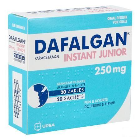 Dafalgan Instant Junior Gran Zakjes 20 X 250 mg