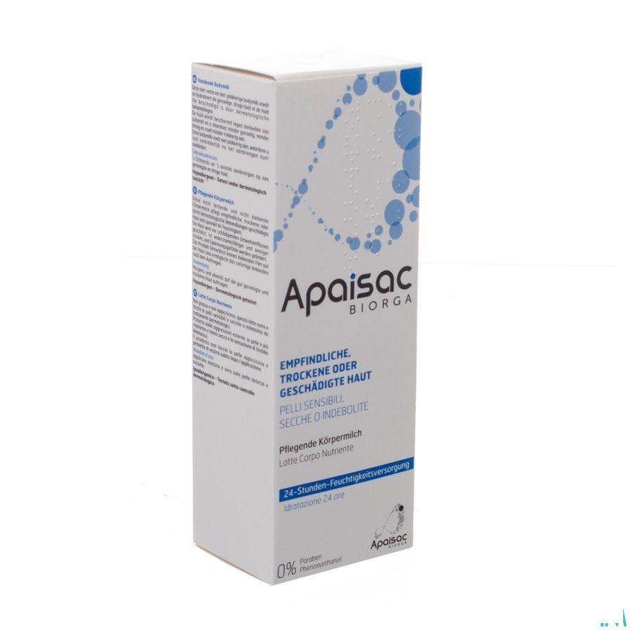 Apaisac Biorga Lait Corps Nourrissant Tube 200 ml