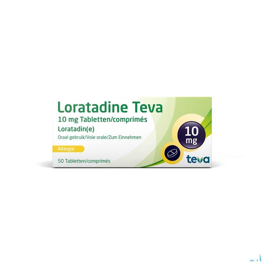 Loratadine Teva 10 mg Comprimes 50 X 10 mg 