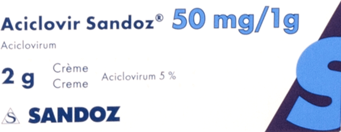 Aciclovir Sandoz Tube 2 Gr