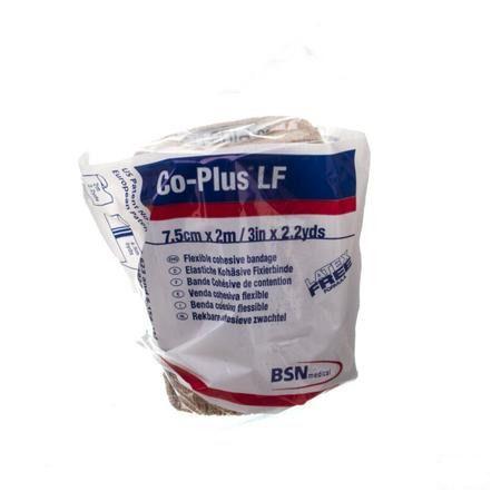 Coplus Bande Coh. zonder latex 7,5cmx2,0m Huid 7210017