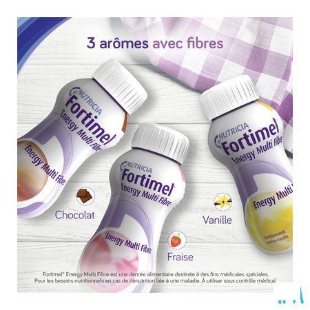 Fortimel Energy Multi Fibre Chocolade 4x200 ml  -  Nutricia