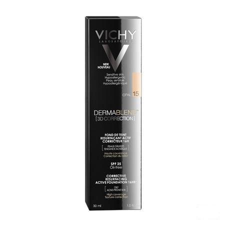 Vichy Fdt Dermablend Correction 3d 15 30 ml  -  Vichy