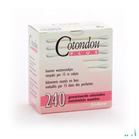 Cotondou Plus Wattestaafje Hout 120