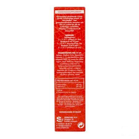 Soria Sambuxir Siroop Vlierbes 150 ml  -  Soria Bel