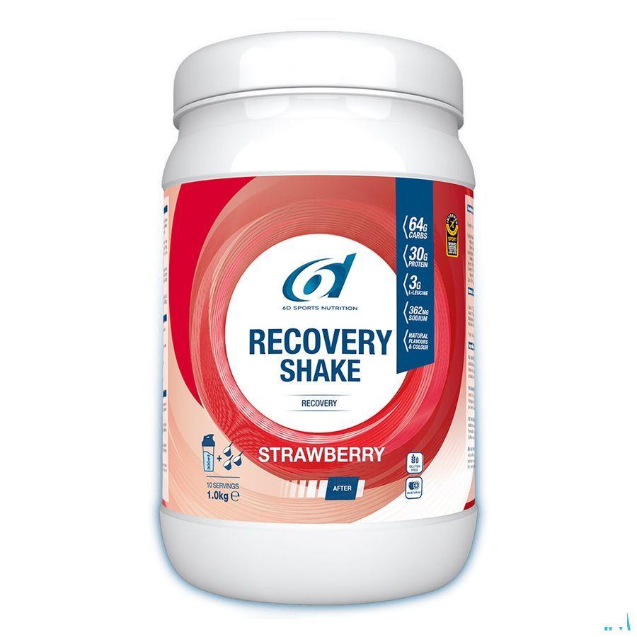 6D Sixd Recovery Shake Strawberry 1Kg