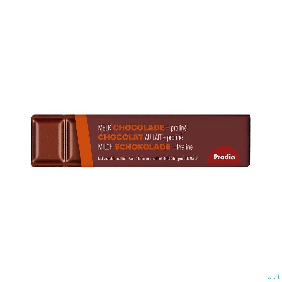 Prodia Reep Chocolade Melk Praline 20x35 gr  -  Revogan