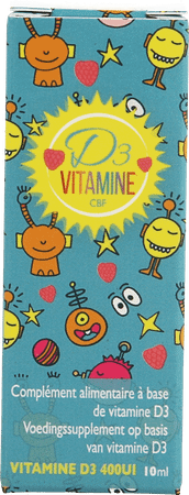 Vitamine D3 Cbf 400 Ui Druppels Flacon 10 ml