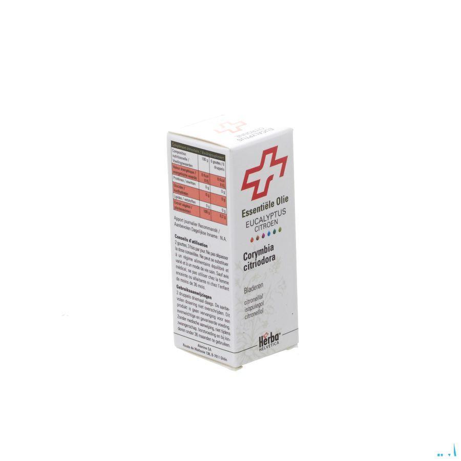 Citroen Eucalyptus Blad Herba Helv. Essentiele Olie 10 ml
