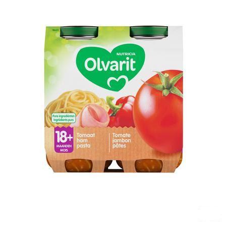 Olvarit Macaroni Tomaat Ham 2x250 gr 18m03  -  Nutricia
