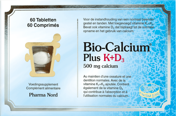 Bio-calcium Plus K + d3 Comprimes 60  -  Pharma Nord