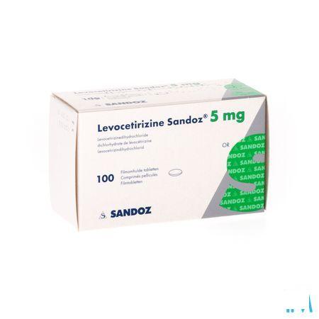 Levocetirizine Sandoz 5 mg Comprimes Enrob.100 X 5 mg 