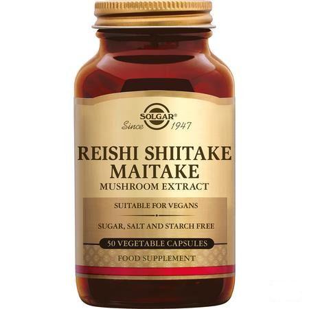 Reishi Shiitake Maitake Mushroom Extr. V-Capsule 50  -  Solgar Vitamins