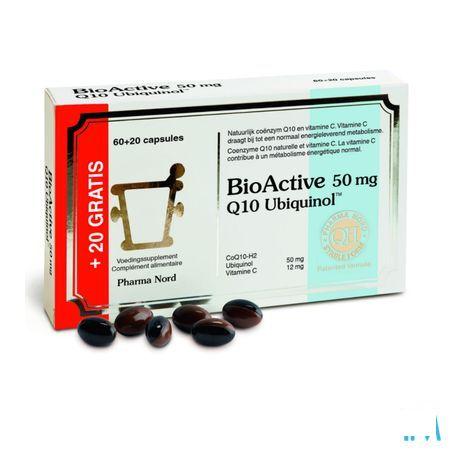 Bioactive Q10 50 mg 60 + 20 Capsule  -  Pharma Nord