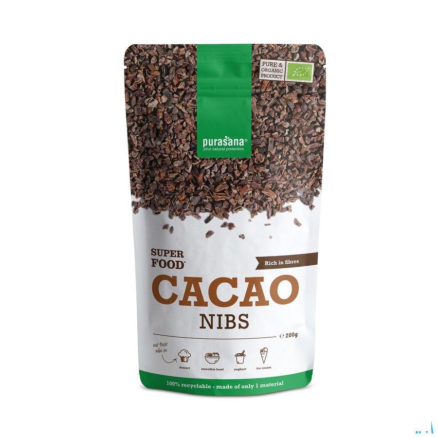 Purasana Cacao Kernen 200 gr Be-bio-02 Peru