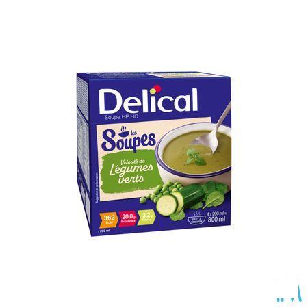 Delical Soupe Veloute Legumes Verts 4 x 200 ml