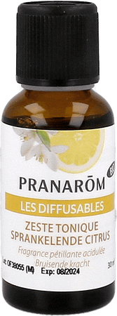 Les Diffusables Zeste Tonique Melange Diff. 30 ml  -  Pranarom