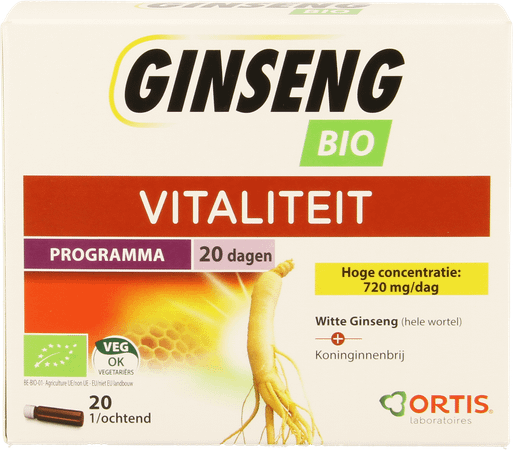 Ortis Ginseng Bio 20x15 ml  -  Ortis