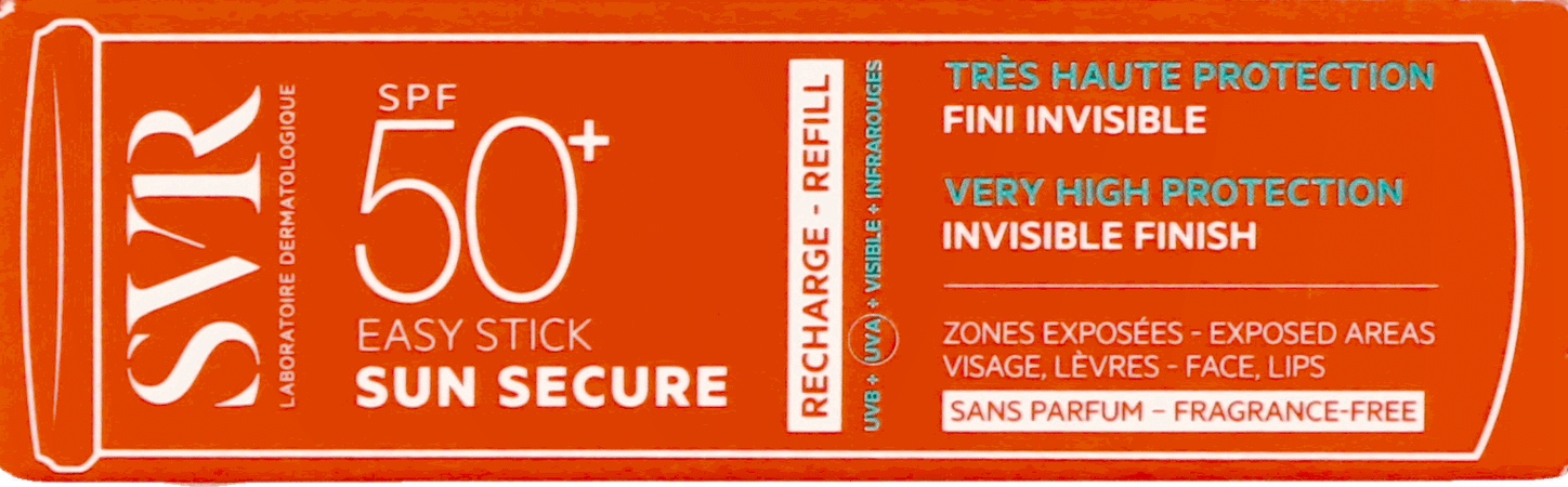 Svr Sun Secure Easy Stick Spf50+ Refill 10 gr