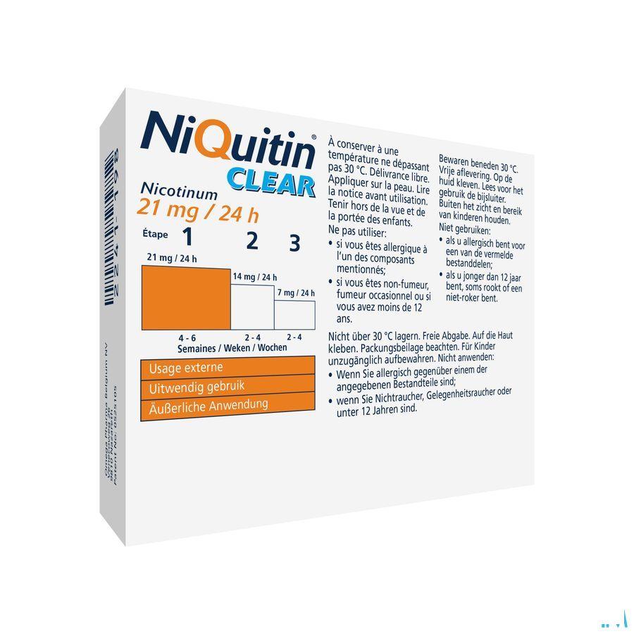 Niquitin Clear Patches 21 X 21 mg