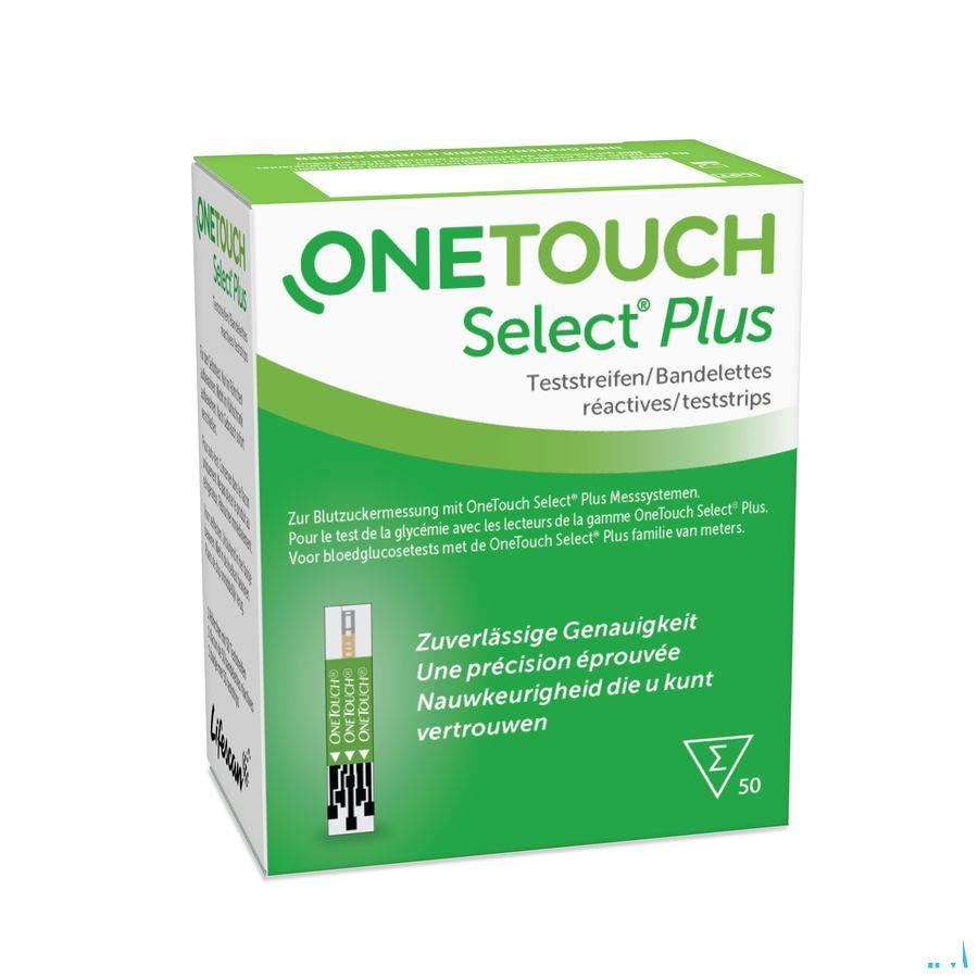 Onetouch Select Plus Teststrips (50) - Lifescan | Medibib