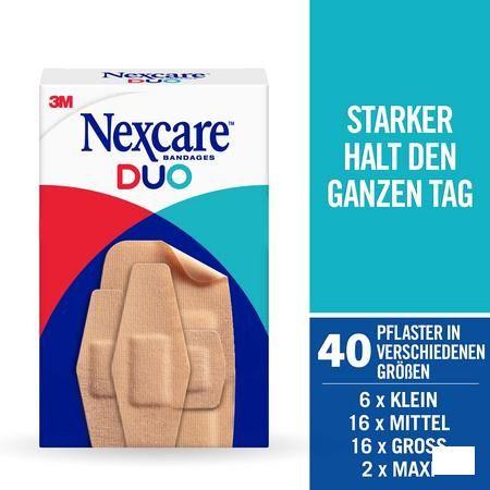 Nexcare 3M Duo Pansement Assortiment 40  -  3M