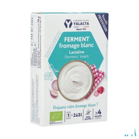 Yalacta Ferment Kwark Lactaline Bio 4 X 4G