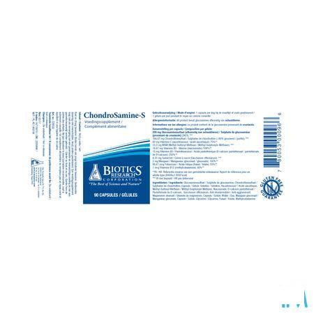 Biotics Chondrosamine-S 90 capsules  -  Energetica Natura