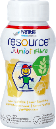 Resource Junior Fibre Vanille 4x200 ml  -  Nestle