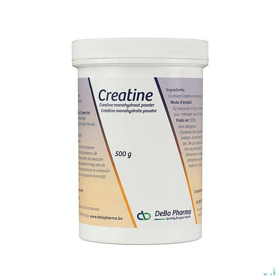 Creatine Monohydraat Poeder Oplosbaar 500 gr  -  Deba Pharma