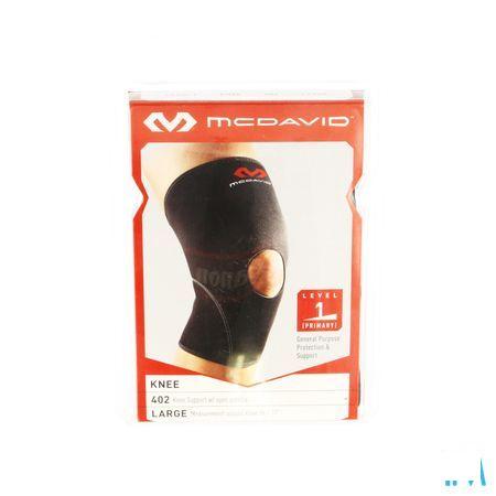 Mcdavid Knee Supp.open Patella Black/scarlet L 402