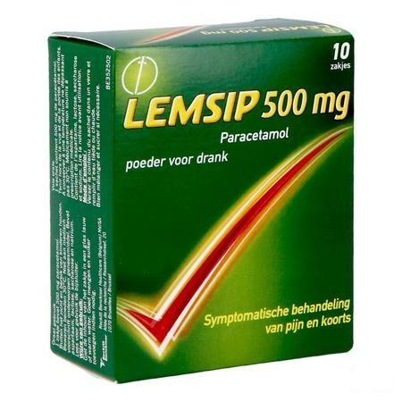Lemsip Lemon 500 Zakjes Zakjes 10