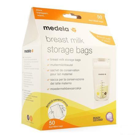 Medela Zakjes Voor Moedermelk 180  ml 50  -  Medela