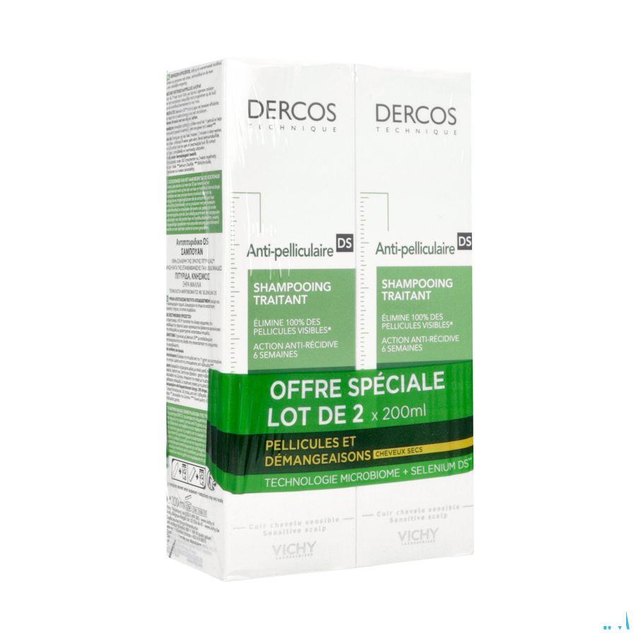 Vichy Dercos Anti roos Droog Haar Reno Shampoo 200 ml  -  Vichy