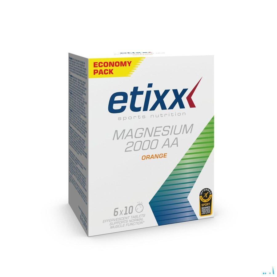 Etixx Magnesium 2000 Aa Bruistabl 6 x 10