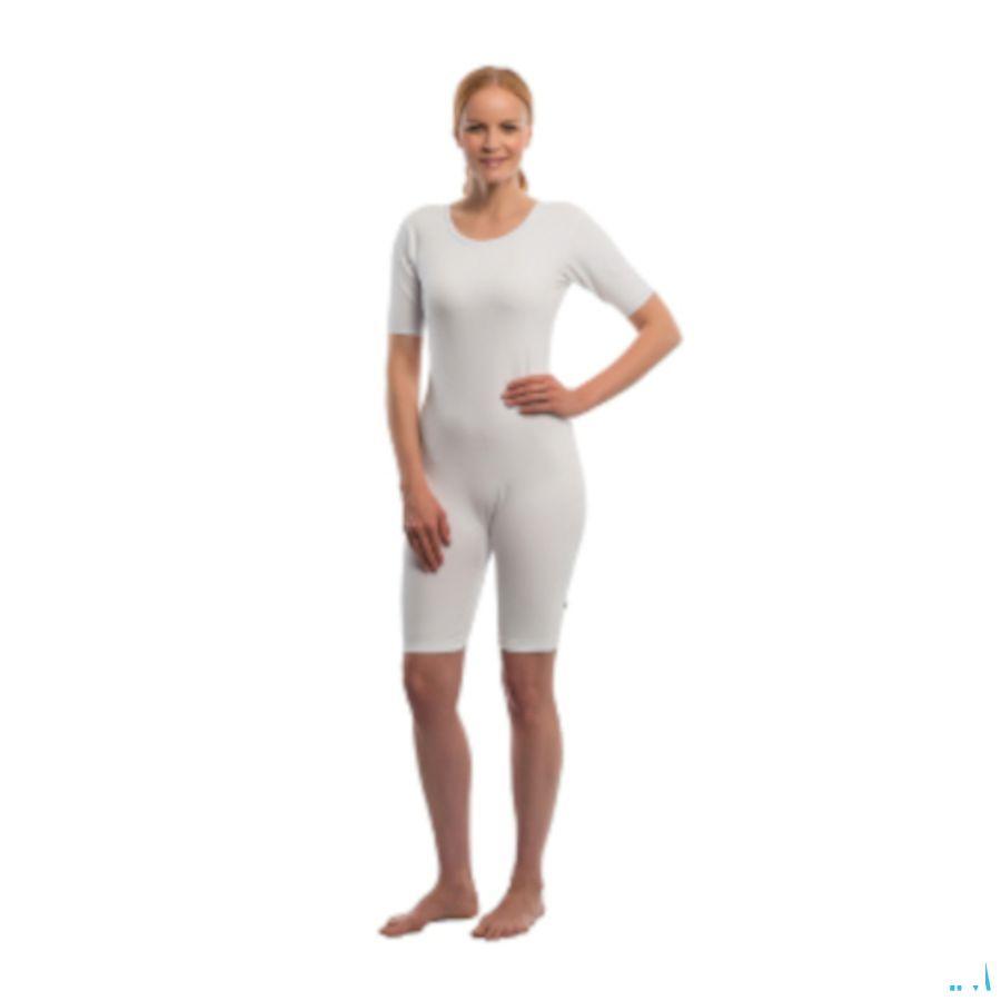 Suprima 4697 Body Korte Mouw+Benenrits Wit Xl  -  Bota