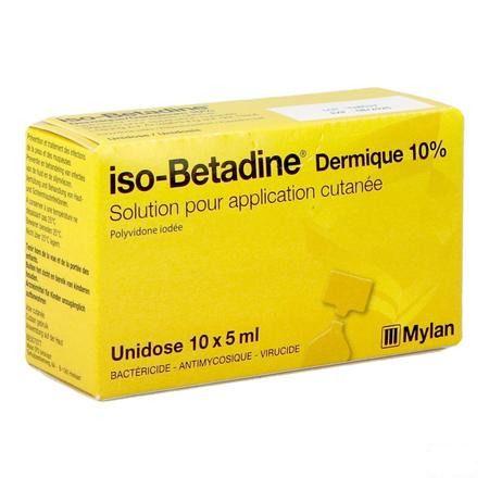 Iso Betadine Derm 10% Unidose Flacon 10x5 ml