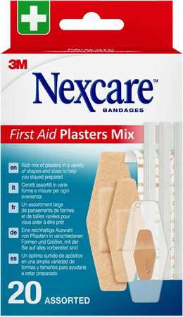 Nexcare First Aid Plasters Mix 20  -  3M
