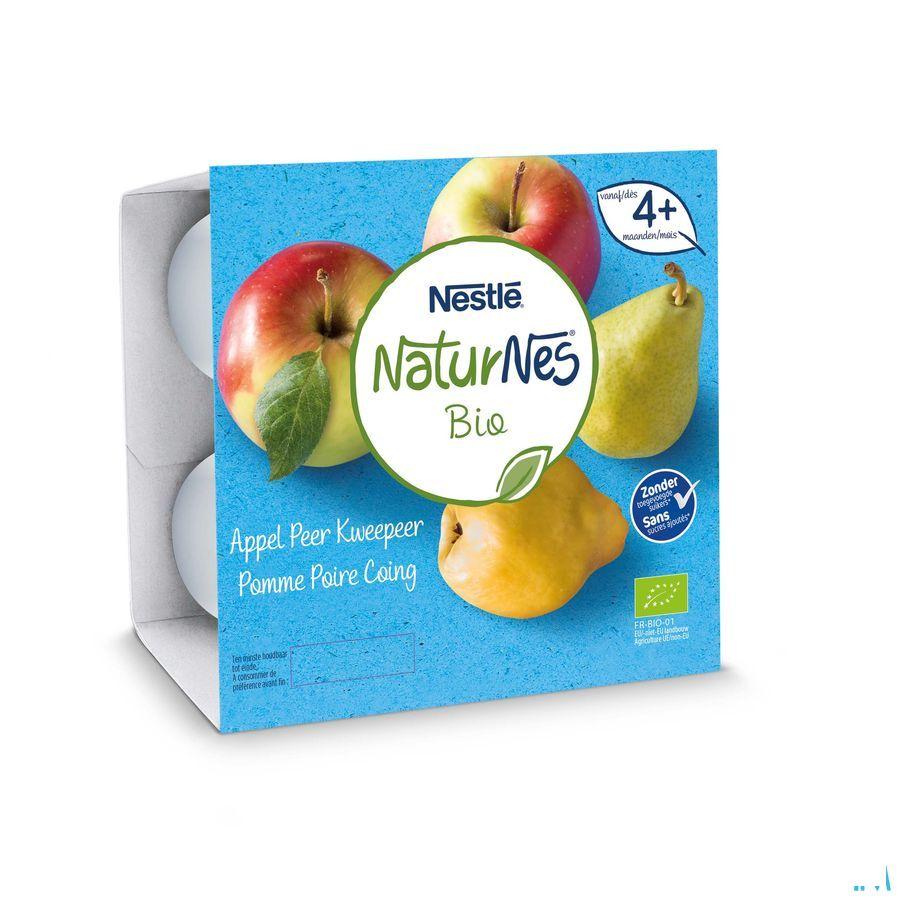 Naturnes Appel Peer Kweepeer Pot 4x90 gr  -  Nestle