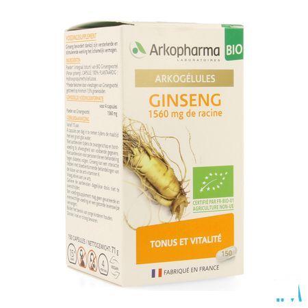 Arkogelules Ginseng Bio Caps 150  -  Arkopharma