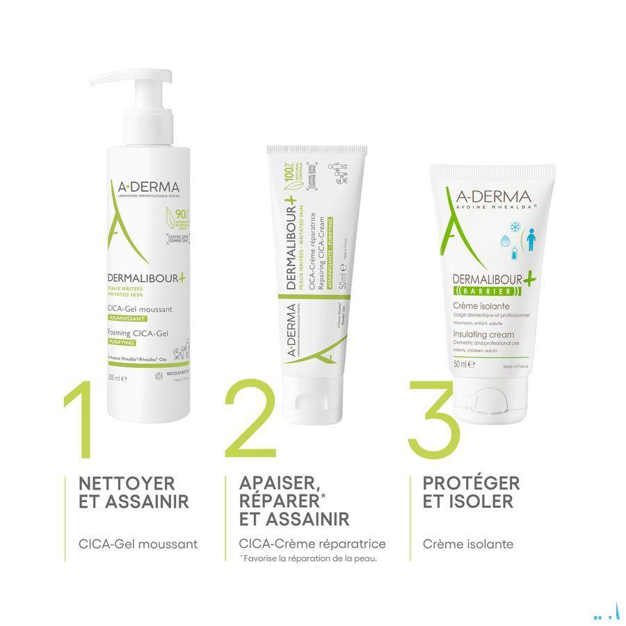 Aderma Dermalibour + Herstellende Creme Tube 50 ml  -  Aderma