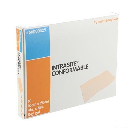 Intrasite Confor. Cp + gel 10x20cm 10 66000325  -  Smith Nephew