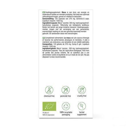 Purasana Vegan Maca 300Mg Bio V-Caps 120