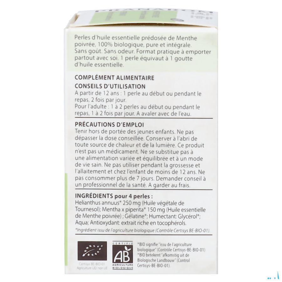 Parels Pepermunt Bio Ess Olie Caps 60 Pranarom