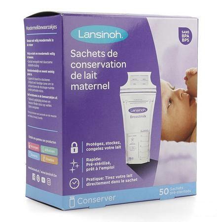 Lansinoh Bewaarzakjes Moedermelk 50 40056  -  Lansinoh Laboratories