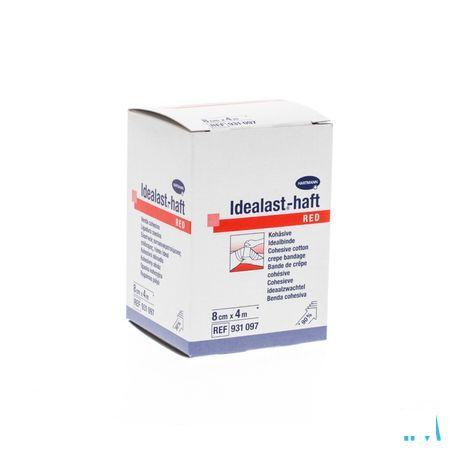 Idealast-haft Rood 8cmx4m 1 P/s  -  Hartmann