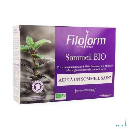 Slaap Ampullen 20x10 ml Fitoform  -  Bioholistic Diffusion