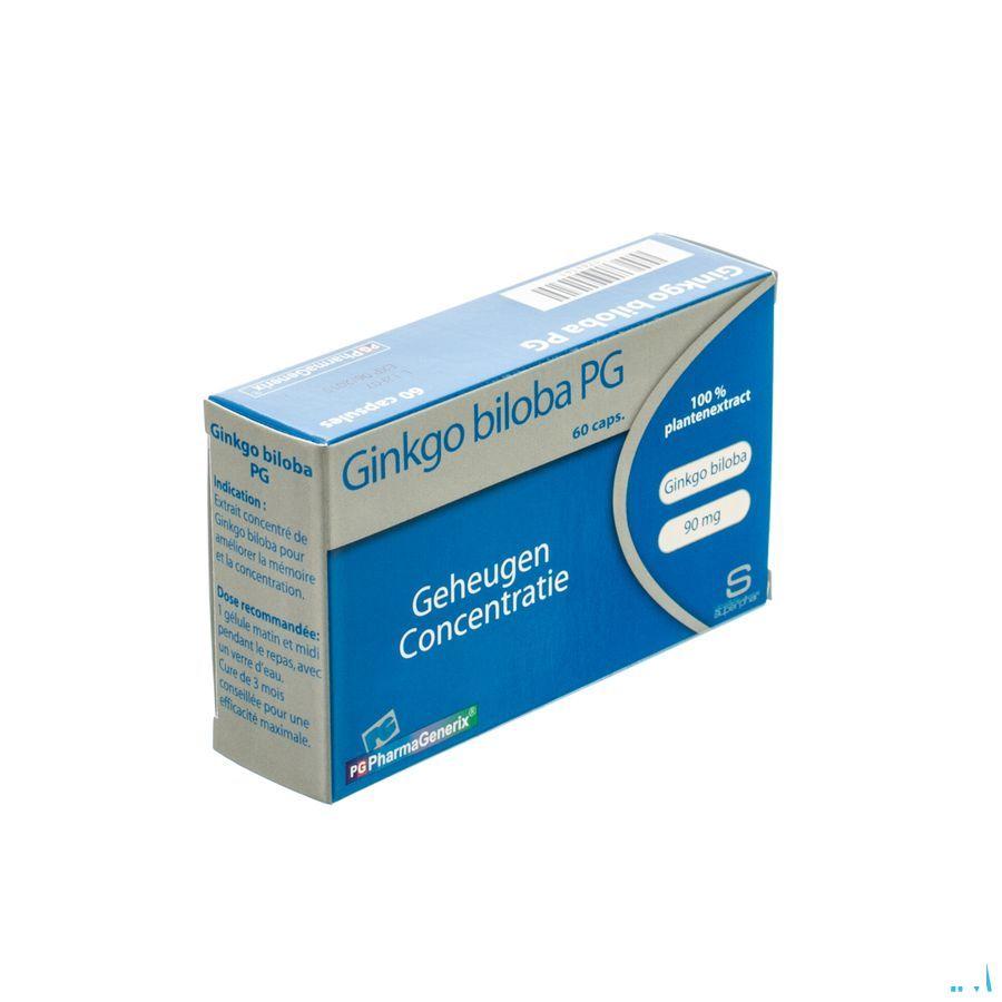 Gingko Biloba Pg Pharmagenerix Capsule 60  -  Superphar