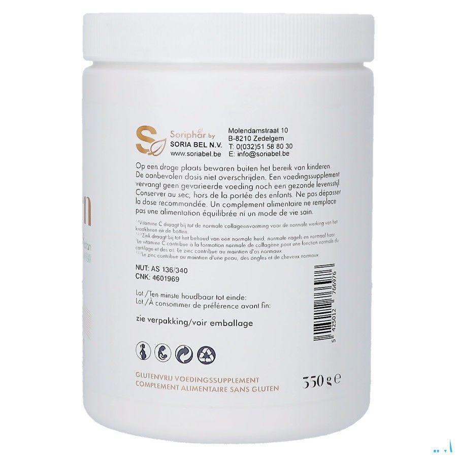 Soria Collageen + Zink + Vit C Peptan Pdr 350 g