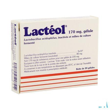 Lacteol 170 mg Capsule 20